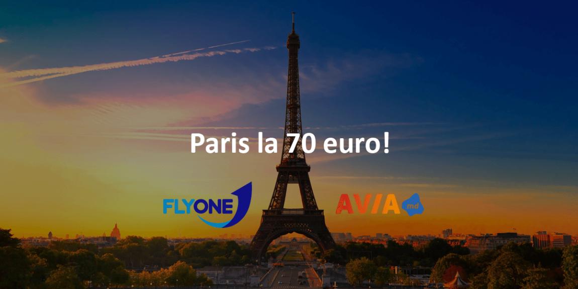 Promoții la bilete de avion | Bilete avia Flyone spre Paris!