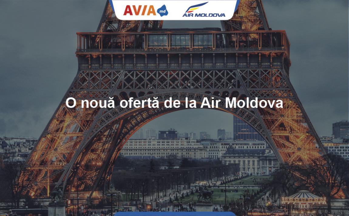 O nouă ofertă de la Air Moldova