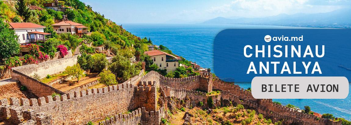 Book an air ticket Chisinau - Antalya Cheap flights chisinau - Antalya